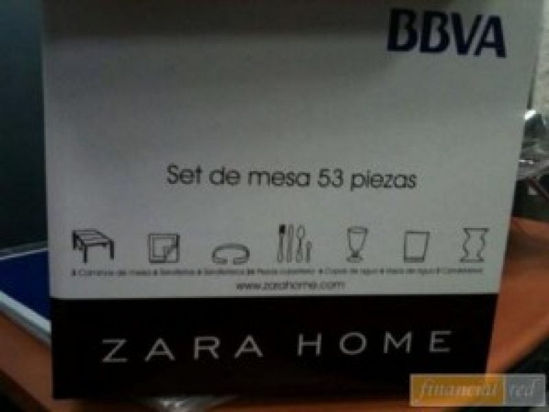 Regalo Zara Home BBVA MEJORES DEPÓSITOS